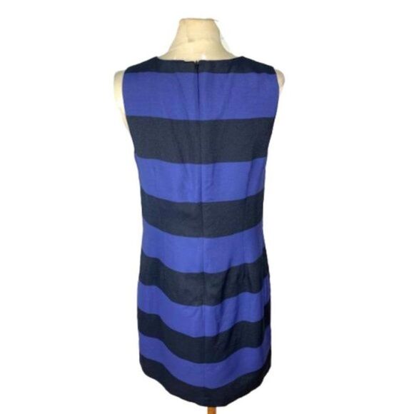 Striped Banana Republic Crew Neck Sleeveless Sheath Dress (NWT) - Picture 5 of 6